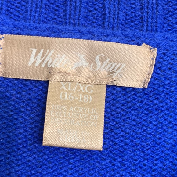 Vintage Snowflake Beaded Embellished Sweater - Picture 4 of 4